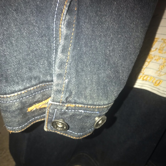 Mens fubu fat Albert long sleeve blue Jean jacket size XL - Picture 5 of 8